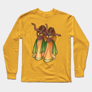 Gemini Belly Dancers Long Sleeve T-Shirt